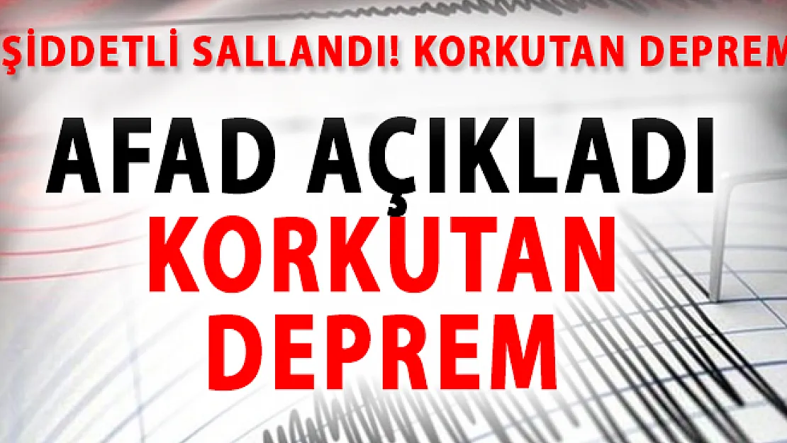 Hakkari Yüksekova'da Deprem!- 6 Aralık son depremler listesi
