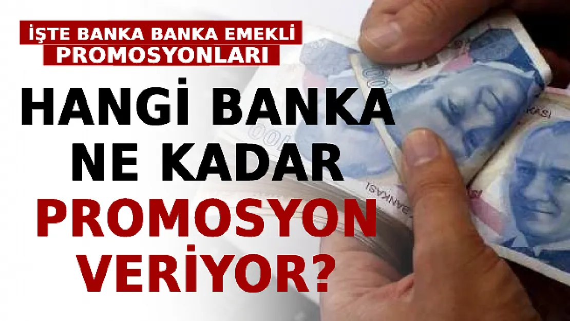 Hangi Banka Ne Kadar Promosyon Veriyor? İşte Banka Banka Emekli Promosyonları
