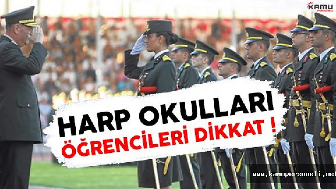 Harp Okulları Öğrencileri İçin Tercihler Alınacak !
