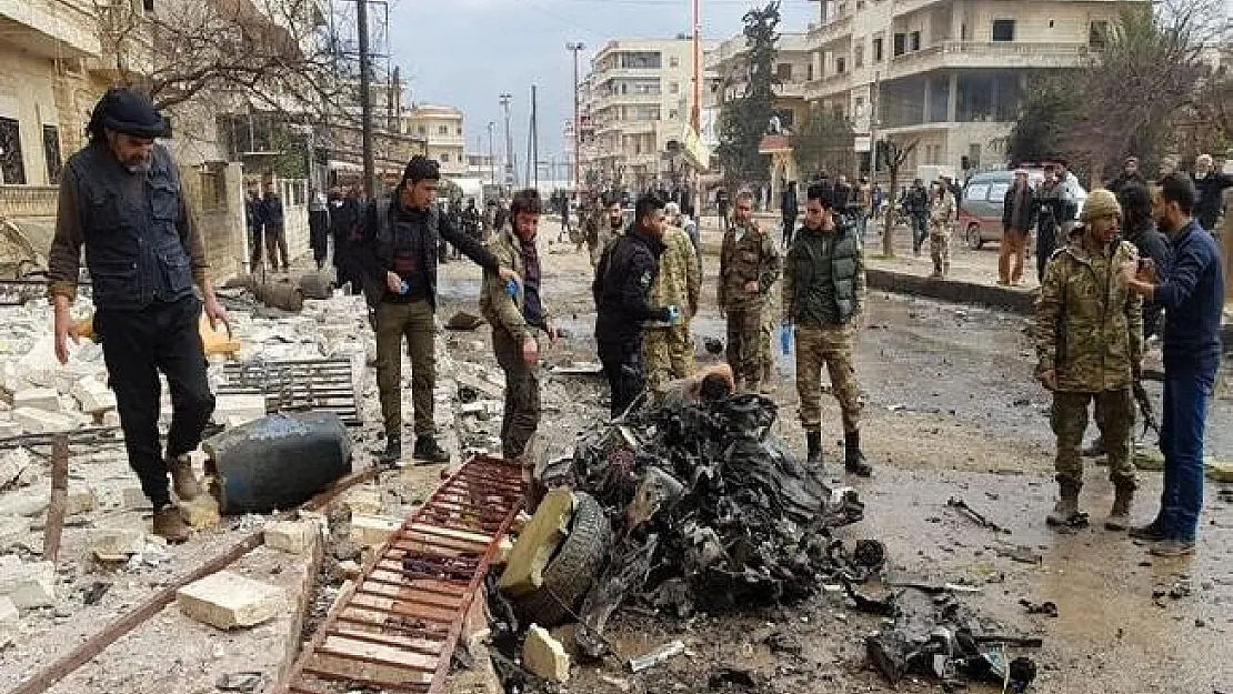 Hatay Valiliği Açıkladı! Afrin'de Patlatılan Kamyonu Olay Yerine Getiren Şüpheli Yakalandı
