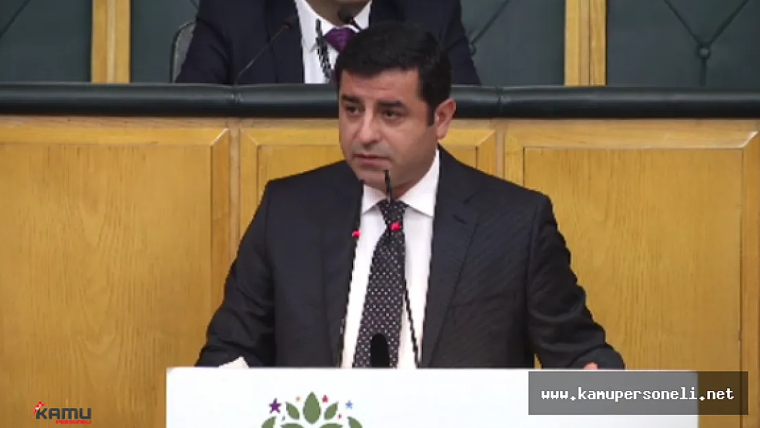 HDP'li Demirtaş TBMM Grup Toplatısında Açıklamalar Yaptı