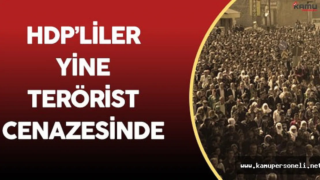 HDP'li Vekiller Yine Terörist Cenazesinde