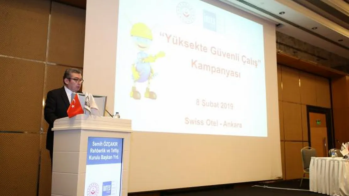 'Her 2 ölümlü iş kazasından birinin sebebi yüksekten düşme'