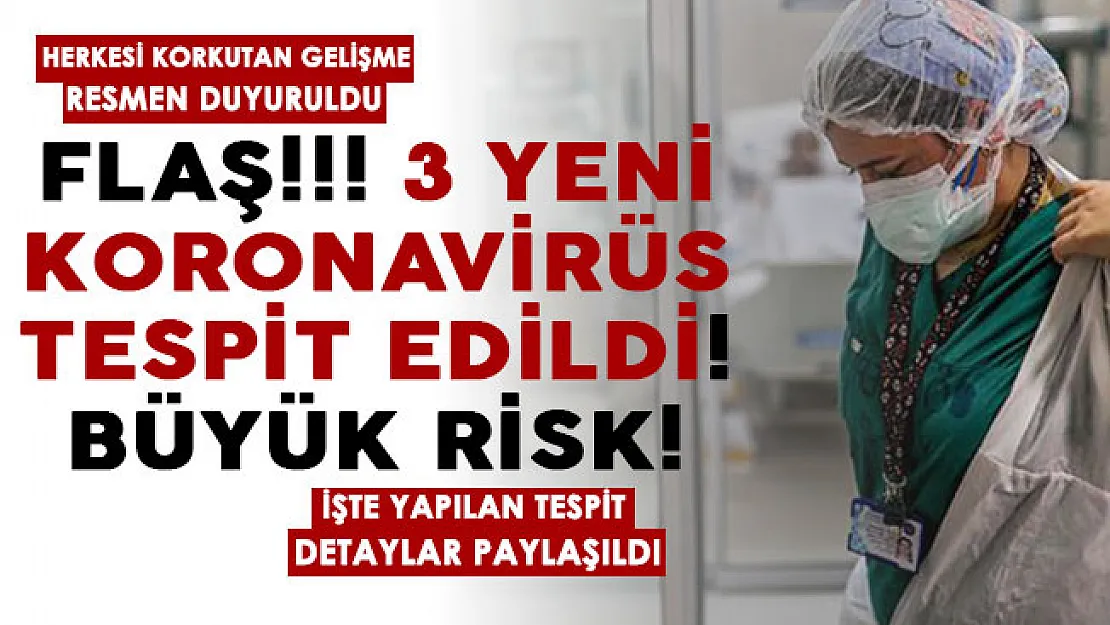 Herkesi korkutan gelişme az önce duyuruldu! 3 yeni koronavirüs tespit edildi: İşte yeni tespitler