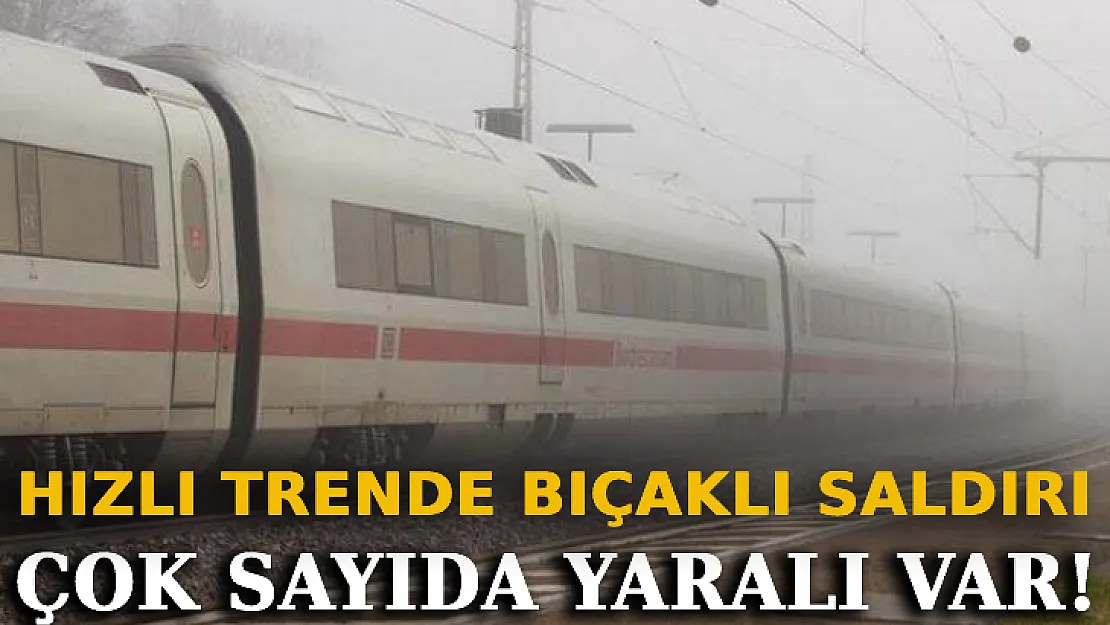 Hızlı Trende Bıçaklı Saldırı: Çok Sayıda Yaralı Var!