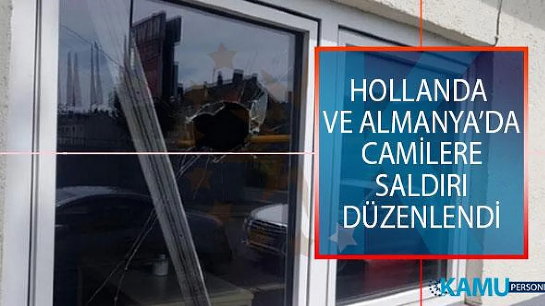 Hollanda Tilburg'da ve Almanya Karlsruhe'da Camilere Saldırı Düzenlendi!