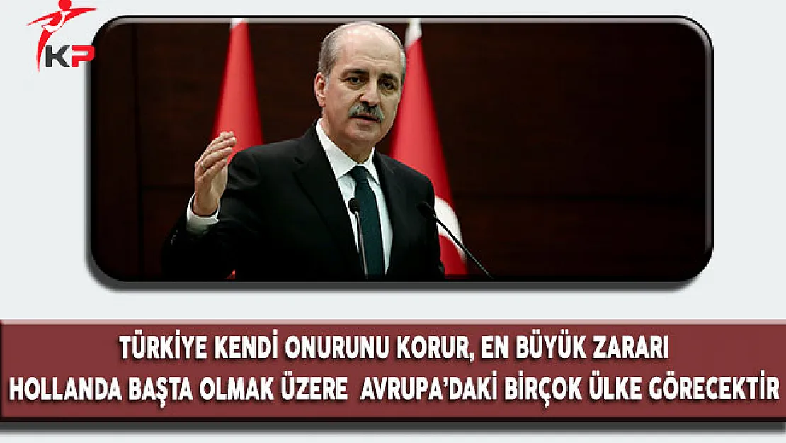 Hollanda'dan Türkiye'ye Özür Gelene Kadar İlk Aşamada 4 Tedbir Kararı