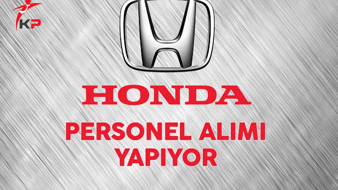Honda Personel Alım İlanı 2017