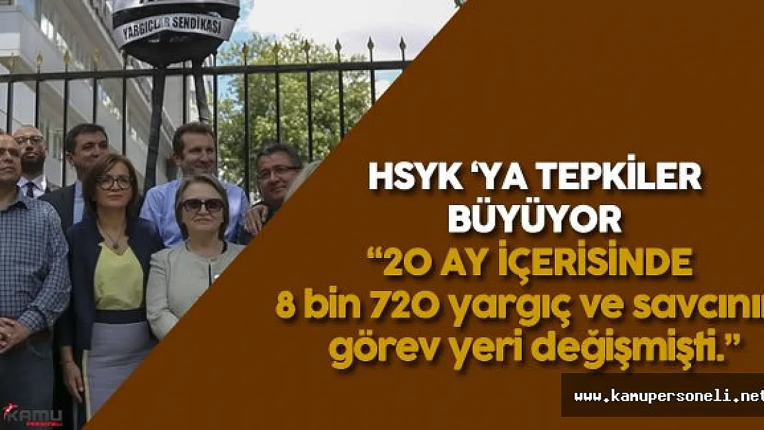 HSYK 'nın Adli ve İdari Yargı Ana Kararnamelerine Tepki