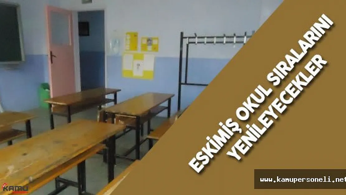 Hükümlülerden Örnek Proje &quotEskimiş Okul Sıralarını Yeniliyorlar"
