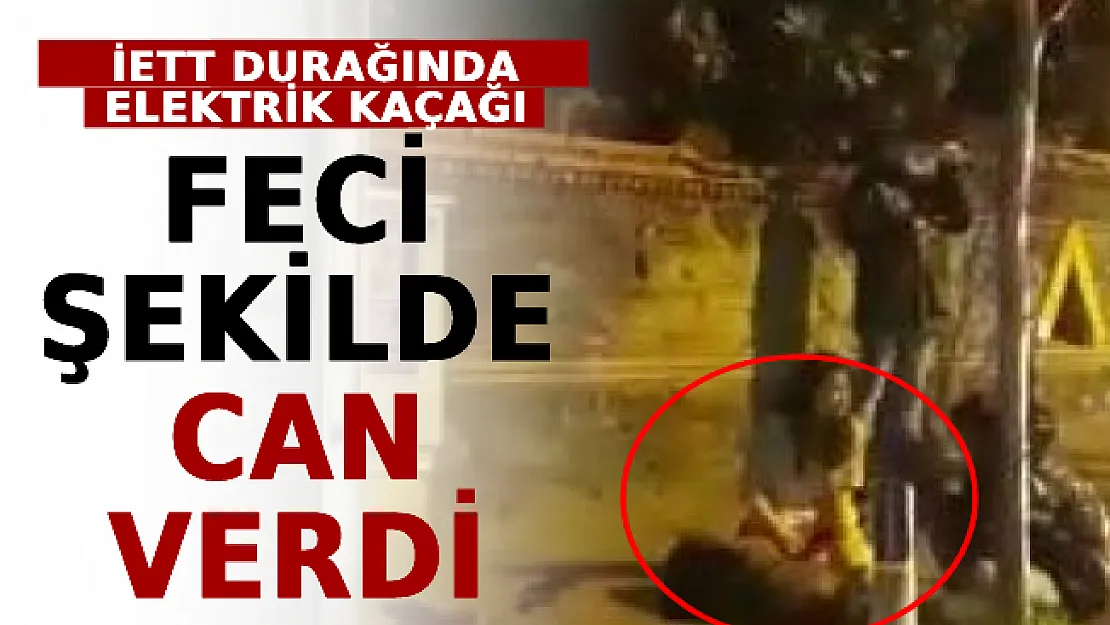 İBB'ye Bağlı İETT Durağında Elektrik Kaçağı! Feci Şekilde Can Verdi