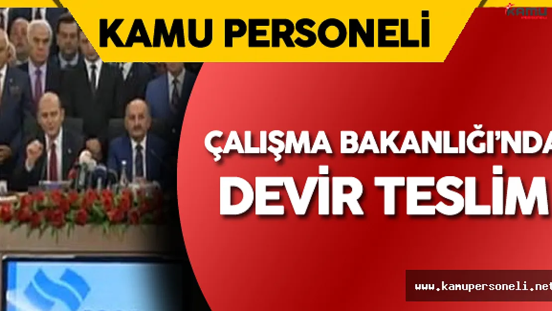 İçişleri Bakanı : " Burası Benim İlk Bakanlığı'mdı..."