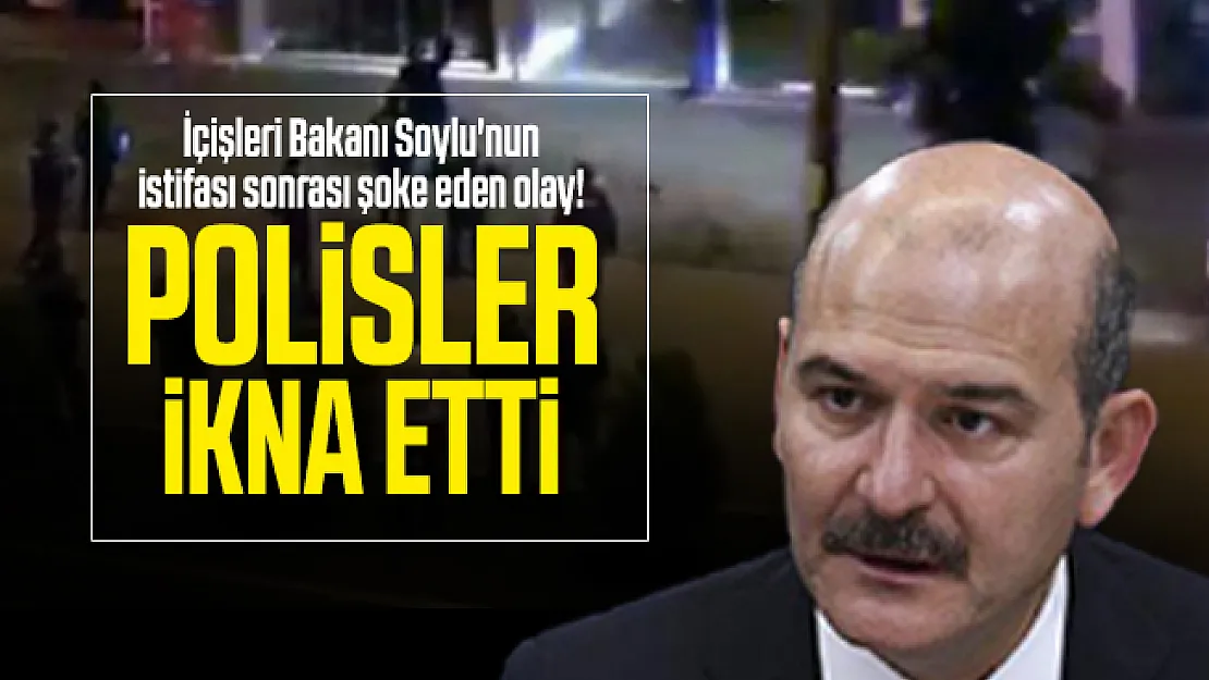İçişleri Bakanı Soylu'nun istifası sonrası şok eden olay!