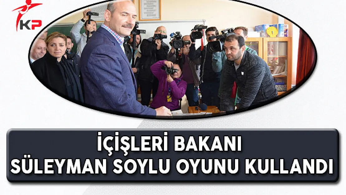 İçişleri Bakanı Süleyman Soylu Sandık Başına Gitti