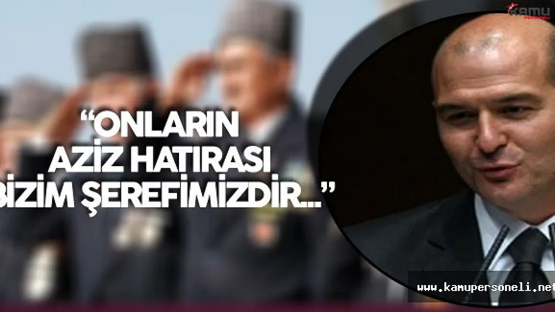 İçişleri Bakanı'ndan 19 Eylül Gaziler Günü Mesajı
