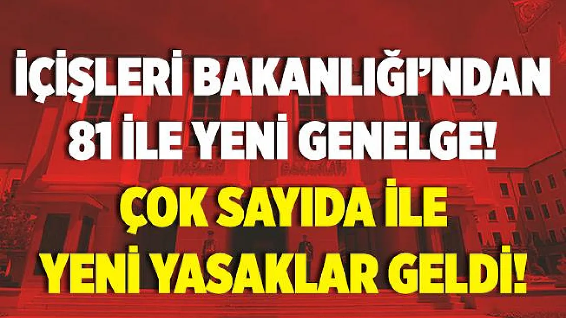 İçişleri Bakanlığı'ndan yeni genelge! 14 ilde sünnet düğünü, kına gecesi ve nişan 26 Ağustos'tan itibaren yasaklandı!