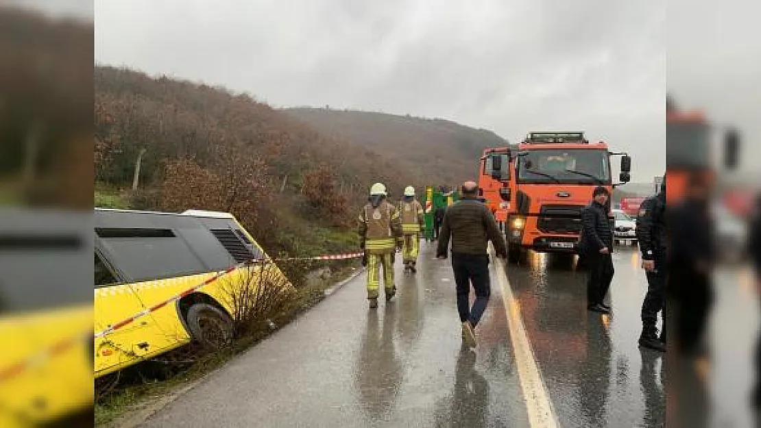 İETT Otobüsü Korkunç Kaza Yaptı ! Biri Ağır Çok Sayıda Yaralı Var