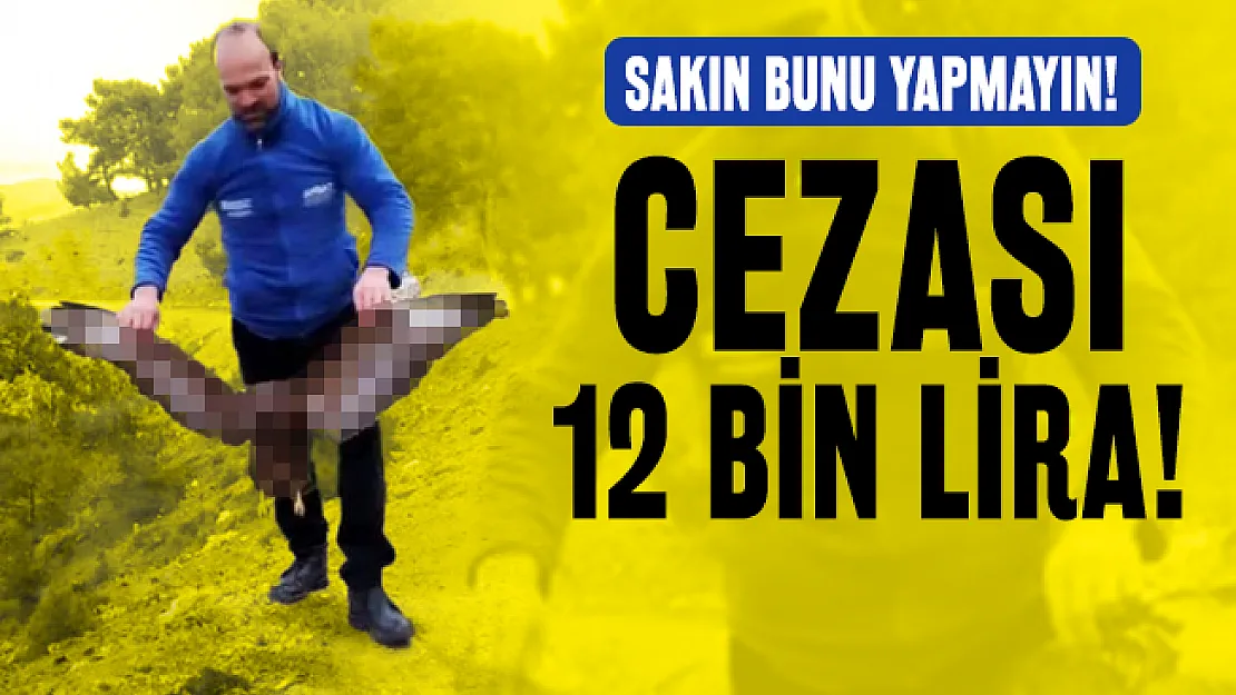 İhbarlar peş peşe geldi: 12 bin lira para cezası kesildi!