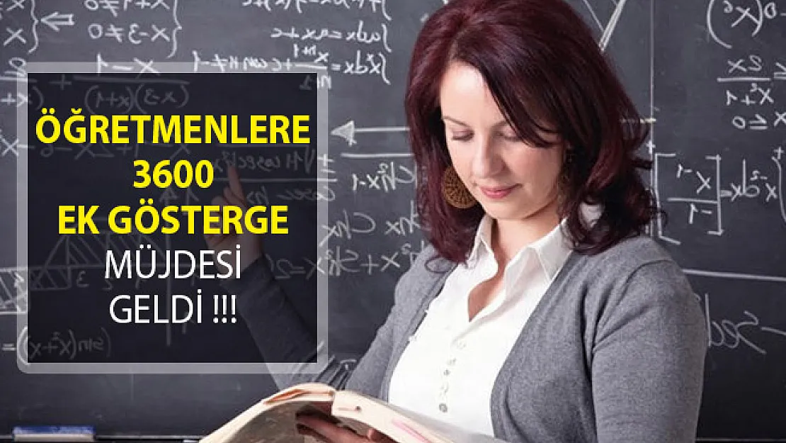 İkinci 100 Günlük Eylem Planında Öğretmenlere 3600 Ek Gösterge Müjdesi!