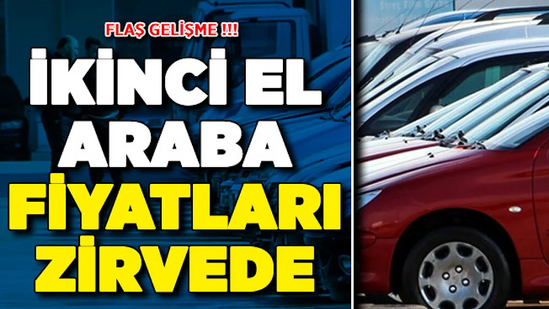 İkinci El Otomobil Fiyatları Hakkında Flaş Gelişme