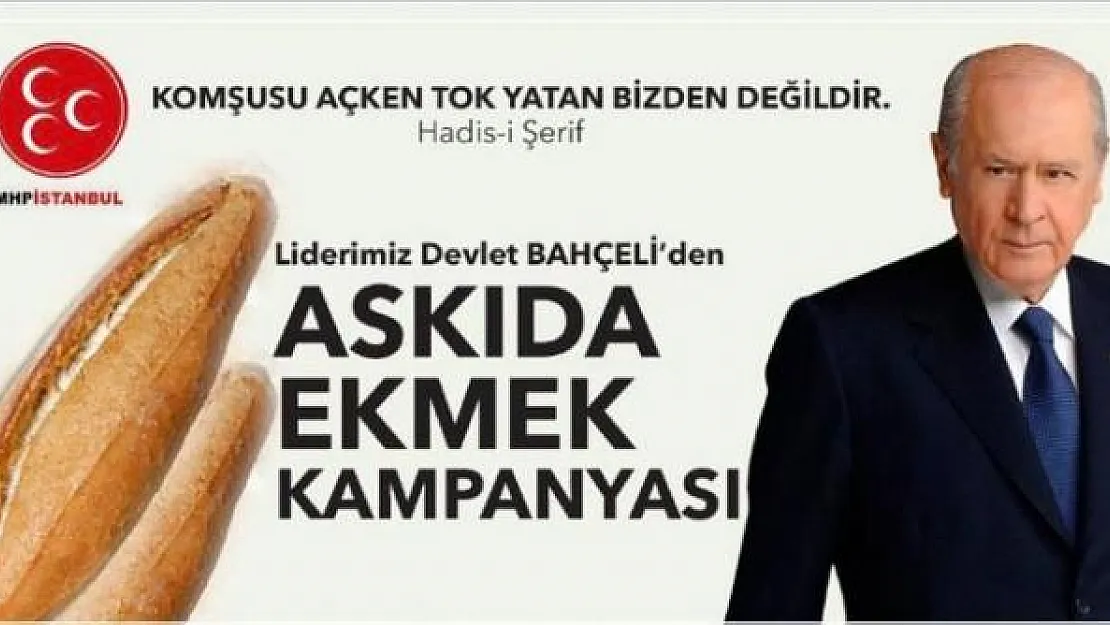 İktidar yoklukta sabır telkin ederken MHP askıda ekmek vaat ediyor!