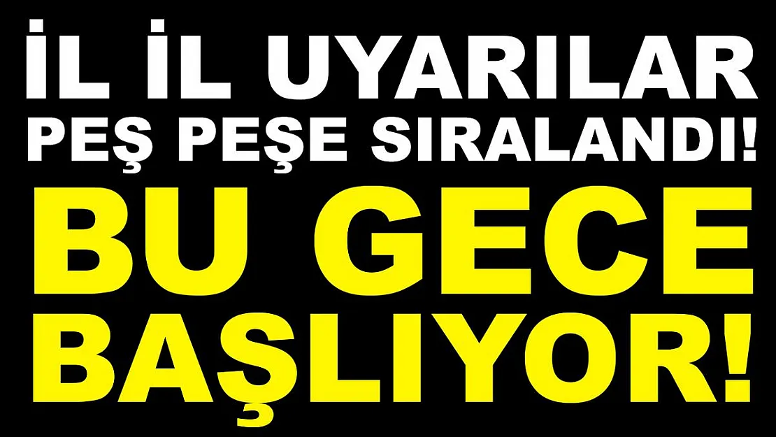 İl il uyarılar peş peşe sıralandı! Kar, karla karışık yağmur ve sağanak geliyor!