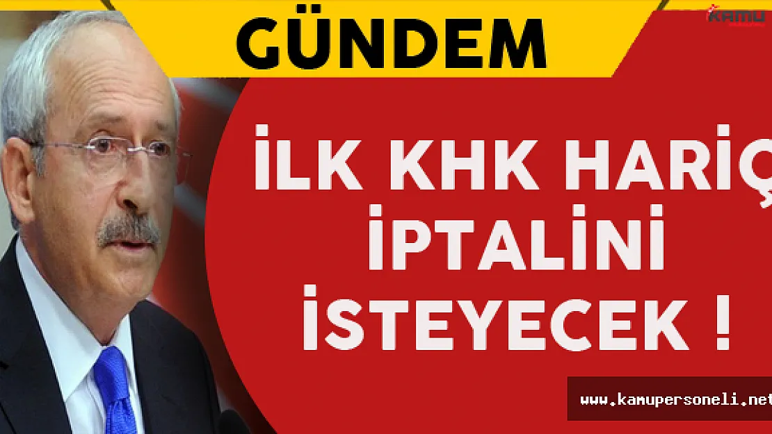İlk KHK Hariç Diğerlerinin İptali AYM'ye Taşınacak
