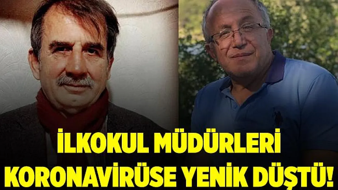 İlkokul müdürleri koronavirüs sebebiyle hayatını kaybetti!