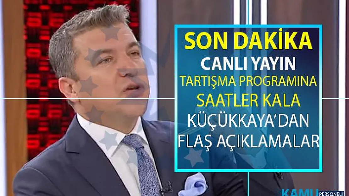 İmamoğlu ve Yıldırım'ın katılacağı canlı yayın programına saatler kala İsmail Küçükkaya' dan flaş açıklamalar!