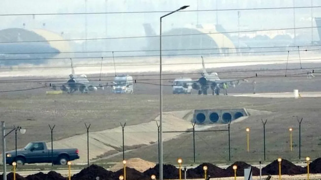 İncirlik'ten iki F-16 uçağı ve bir İHA kalkış yaptı!