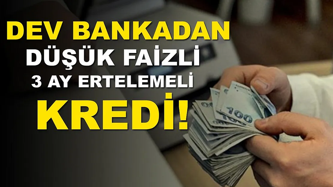 ING Bank düşük faizli kredi veriyor! 3 ay erteleme yapabilirsiniz!