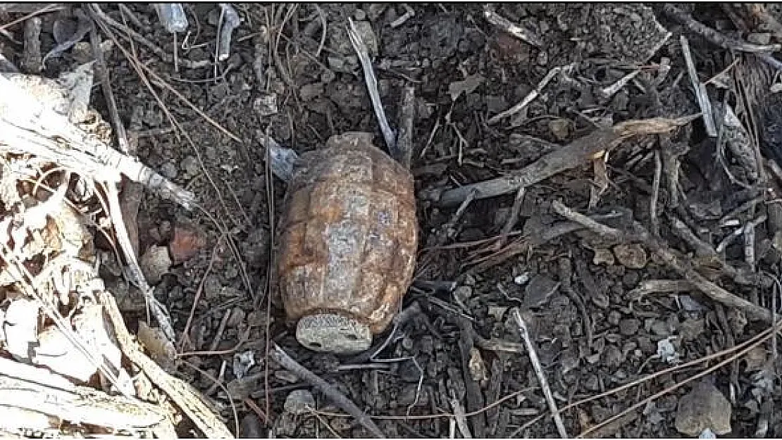 İngilizlerin 104 yıl önce attığı el bombası imha edildi!
