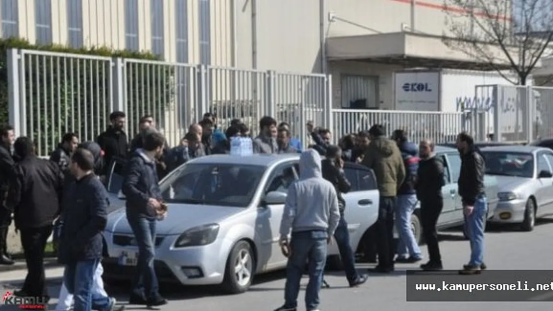 İşçiler İstedikleri Zammı alamayınca Greve Gitti