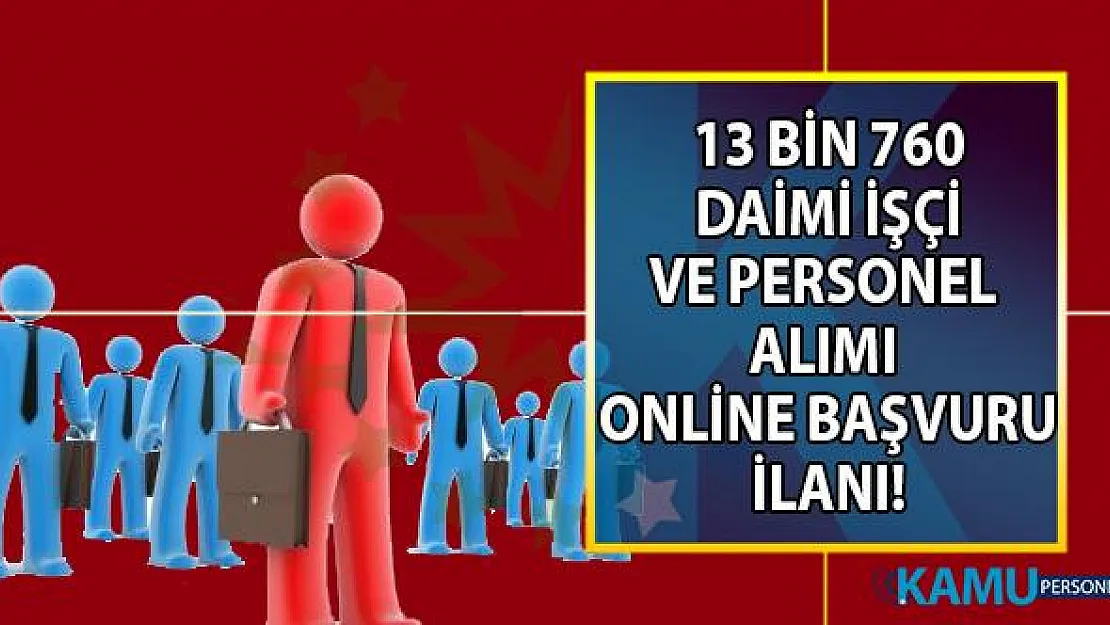 İŞKUR 15 Ağustos'a kadar 13 bin 760 personel istihdamı gerçekleştirecek! İŞKUR alım ilanları sayfası bu haber içeriğinde!