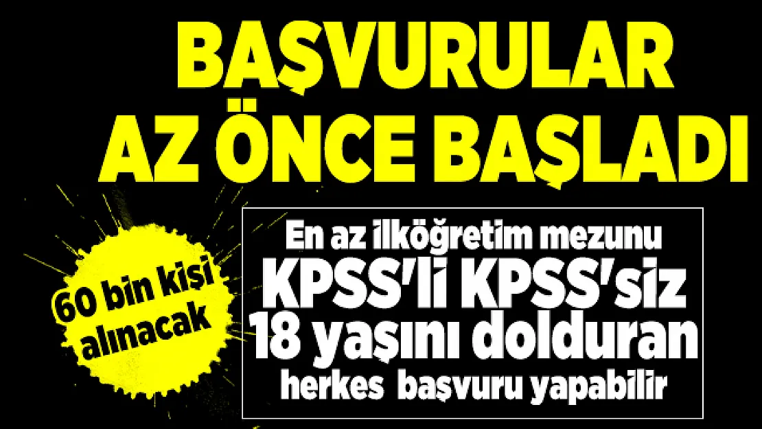 İŞKUR 19 Ekim iş ilanlarına başvurular başladı! İŞKUR Online iş başvurusu
