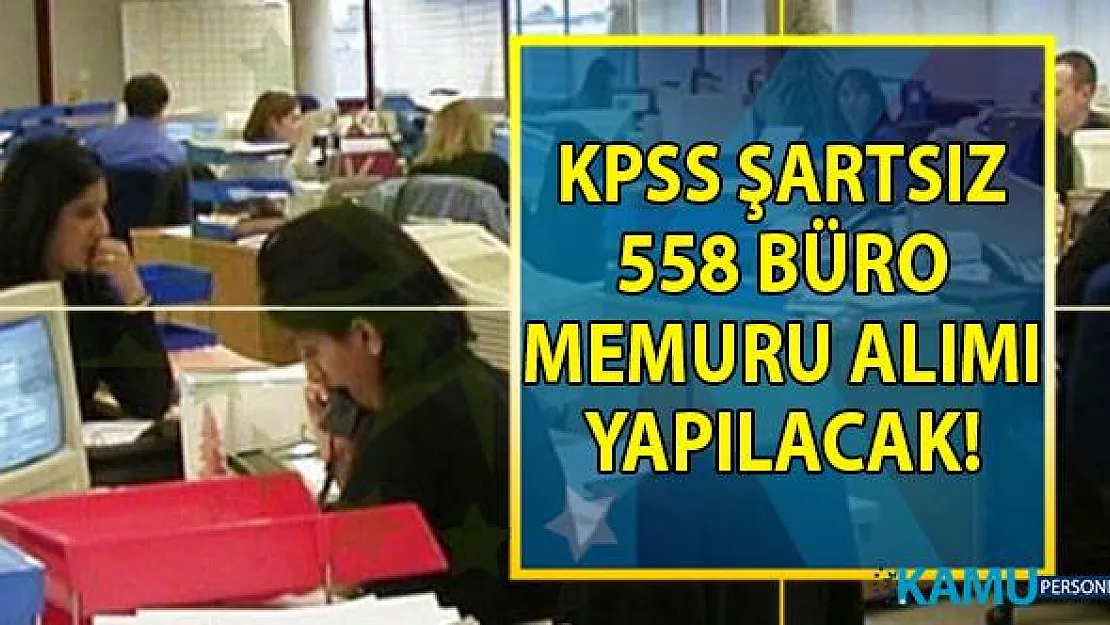 İŞKUR 44 şehirde KPSS şartsız 558 büro memuru alımı için yeni iş ilanları yayımladı!