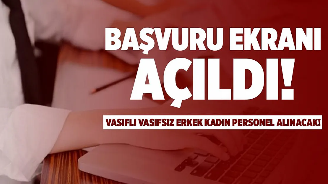 İŞKUR 46 bin 516 kadın erkek vasıflı vasıfsız personel alımına başladı! Herkes başvurabilir!