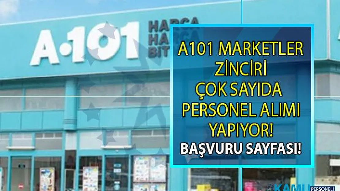 İŞKUR, A101 Marketlerinde çalıştırılmak üzere en az ilköğretim mezunu personel alımı yapıyor!