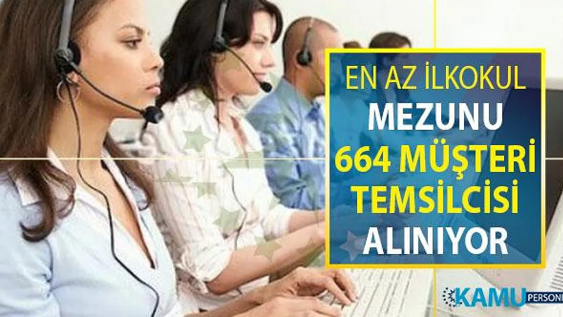 İŞKUR İle En Az İlkokul Mezunu 14 İlde 664 Çağrı Merkezi Müşteri Temsilcisi Alınıyor
