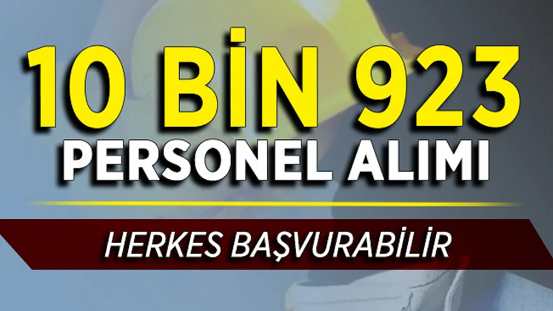 İŞKUR İş İlanı: En Az İlkokul Mezunu 10 Bin 923 Personel Alınıyor