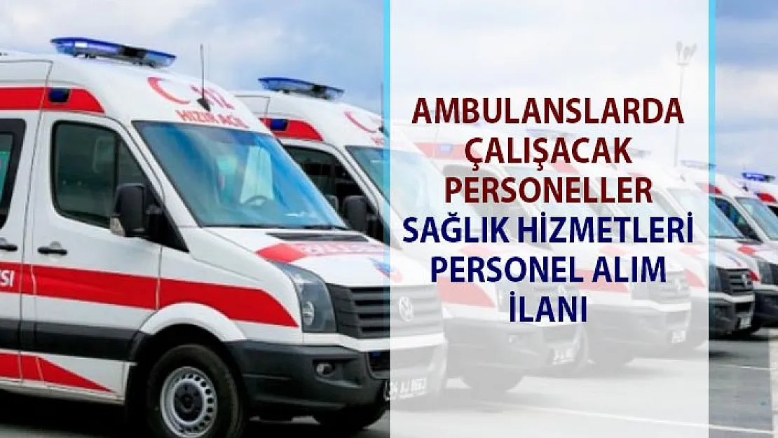 İŞKUR iş ilanları! Sağlık hizmetleri personel alımı..