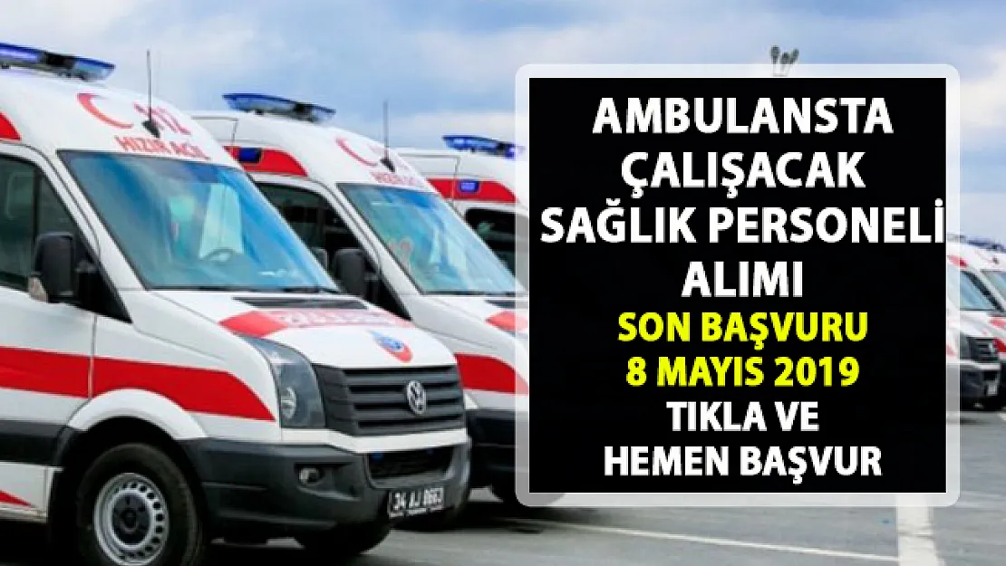 İŞKUR iş ilanları! Sağlık hizmetleri personel alımı..