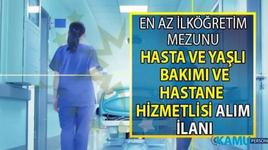 İŞKUR online başvuru ile 14 şehirde 252 hastane personeli alımı yapılacak!