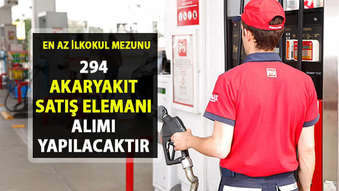 İŞKUR tarafından 294 akaryakıt satış elemanı alımı iş ilanları yayınlandı!..