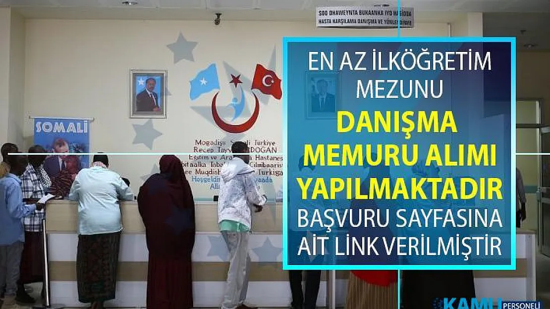İŞKUR tarafından en az ilköğretim ve lise mezunu danışma memuru alımı için yeni iş ilanları yayınlandı!