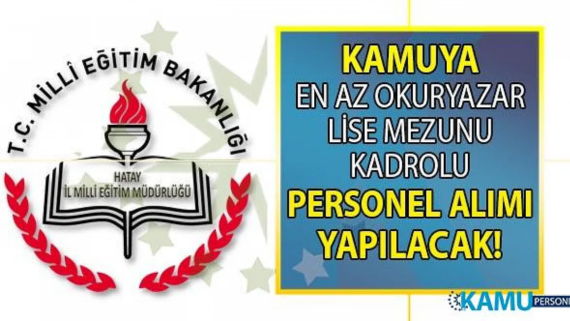 İŞKUR tarafından kamuya en az okuryazar ve lise mezunu temizlik personeli alımı yapılacak!