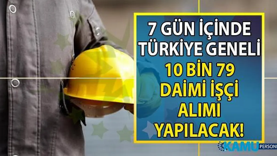 İŞKUR vasıflı vasıfsız daimi 10 bin işçi alımı başvuruları ne zaman başlıyor? İŞKUR 12 Eylül güncel iş ilanları yayınlandı!