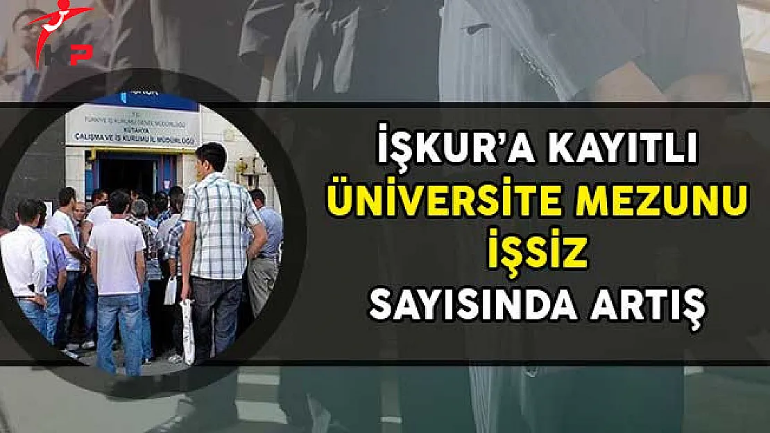 İşkur'da Kayıtlı Üniversite Mezunu İşsiz Sayısında Artış!