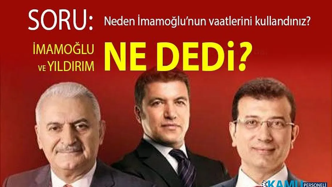 İsmail Küçükkaya:  Rakibinizin 18 günlük bir başkanlığı var... Sizin partiniz 25 yıldır İstanbul'u yönetiyor. Neden bu güne kadar bu vaatler yapılmadı?