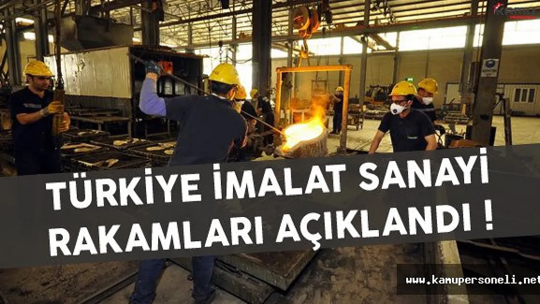 İSO Türkiye İmalat Sanayi Endeksi Rakamları Açıklandı